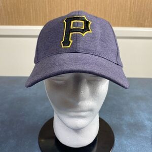 CPI Creative Men's Pittsburgh Pirates Strapback Baseball Hat Heather Gray